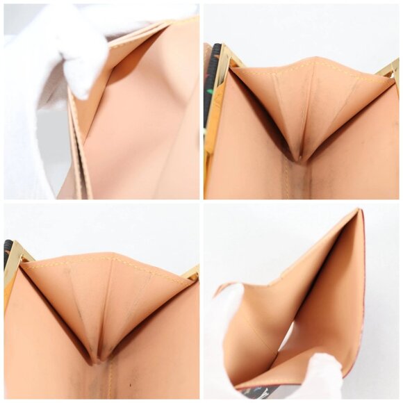 LOUIS VUITTON Multicolor Portefeuille Viennois Wallet Black - Picture 15 of 16